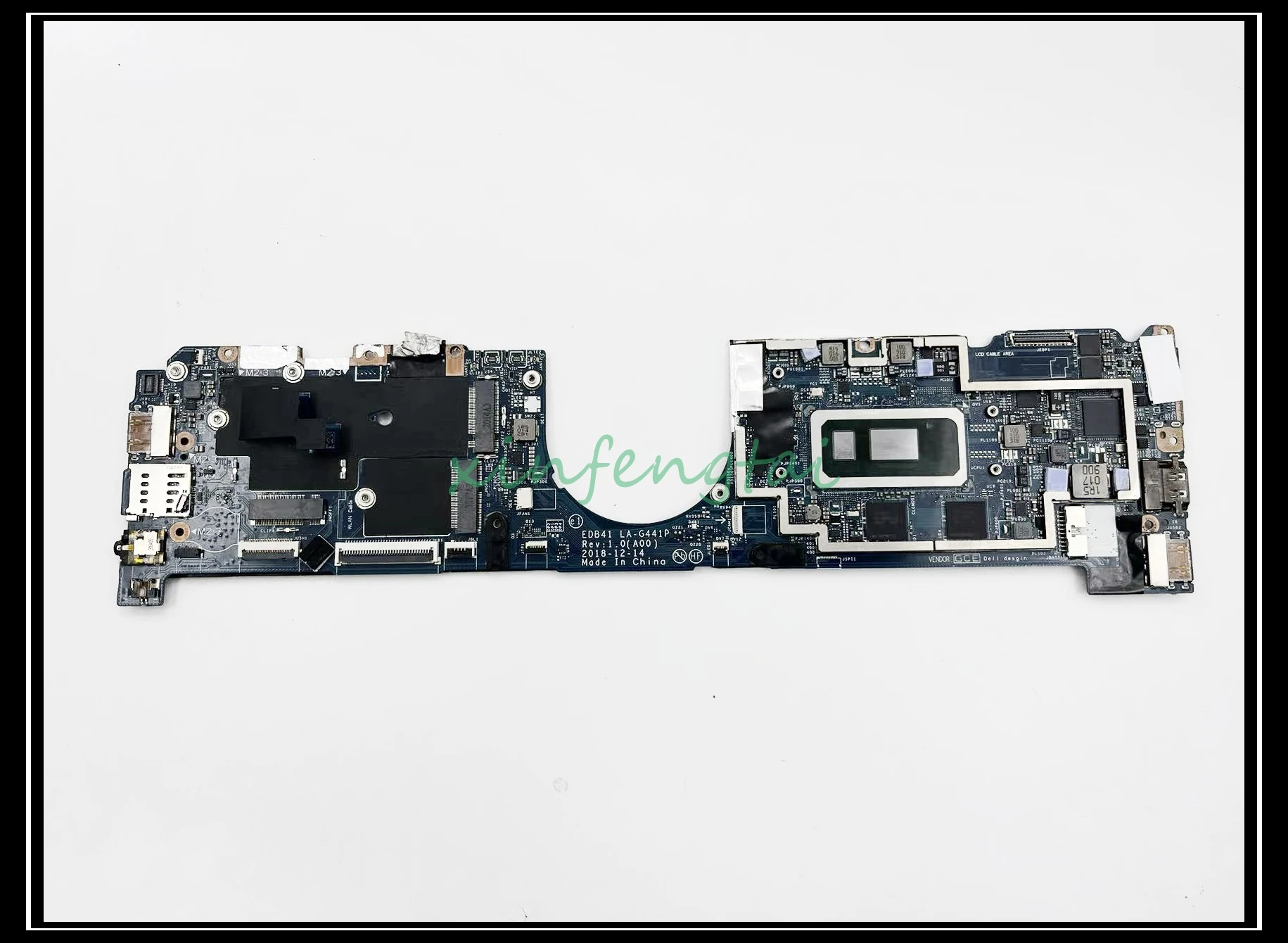 LA-G441P para dell latitude 7400 2-em-1 placa-mãe do portátil com i5 i7 8th gen cpu 8g/16g ram 100% trabalho de teste