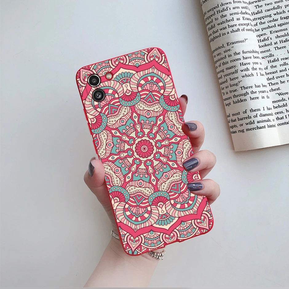 For Samsung A03 Case Fashion Marble Flower Painted Soft Phone Cases For Samsung Galaxy A03 2021 Fundas SM-A035F A035M A035G Capa