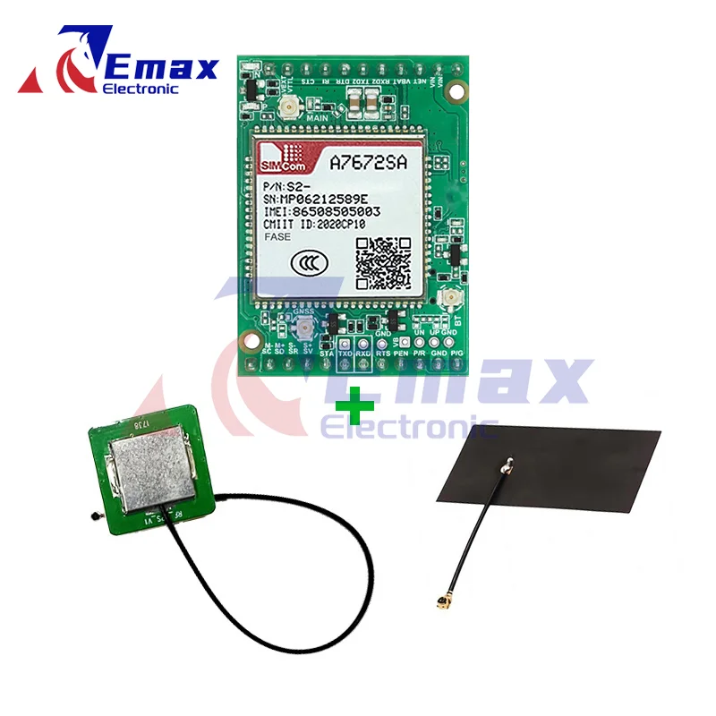 

SIMCOM A7672SA-FASE Core Board A7672SA-FASE Development Board LTE CAT1+4G+2G+BT+GNSS+Voice A7672SA