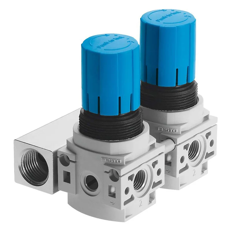 Válvula reductora de presión Festo combinada LRB-1/4-DB-7-O-K2-MI (NI)