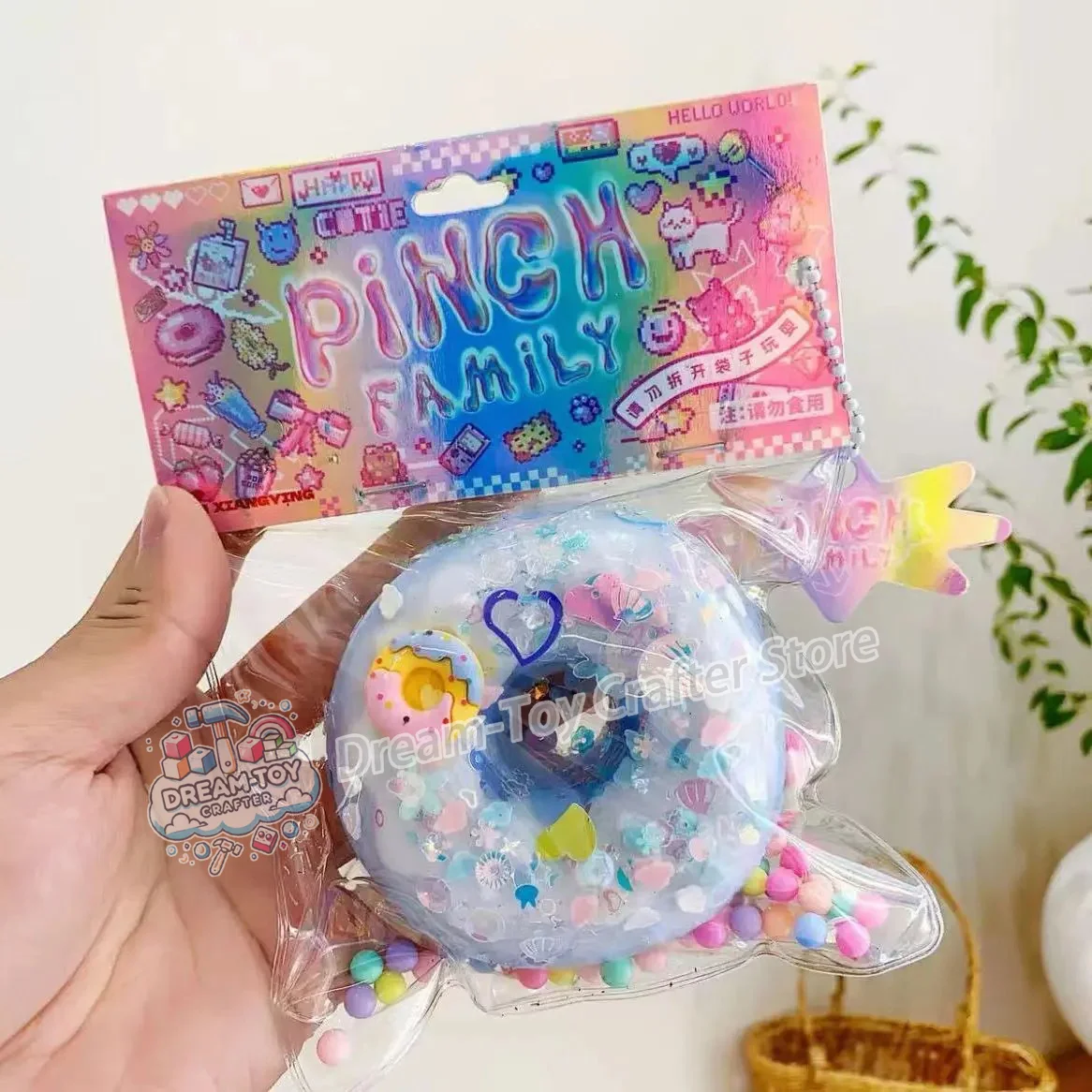 Taba mole mesa donut squeeze brinquedo realista doce brinquedos anti-estresse macio lento rebote descompressão bonito donut brinquedo