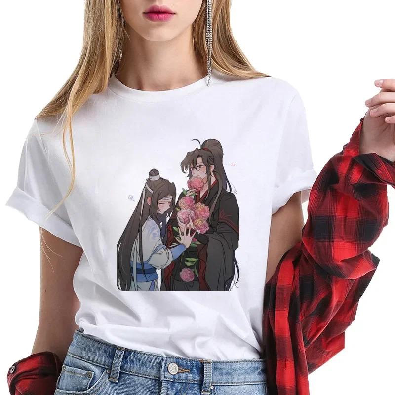

Anime Mo Dao Zu Shi T Shirt Women Casual Fashion Harajuku Tshirt Crew Neck Ladies T-Shirt Cool Short Sleeve Hip Hop Top Tee