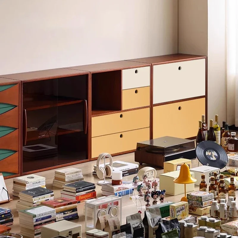 Customizable Nordic Bedroom Living Room Cabinets Storage Decor Tv Stand Filing  Organizer Wood Hallway Trend