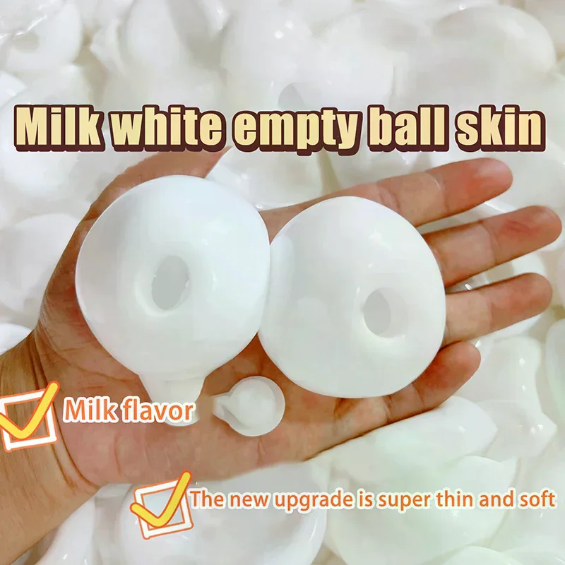 1PC Sphere TPR Casting Mold Milk White Ball Mold for DIY Leather Filling Slow Rebound Jewelry Toys