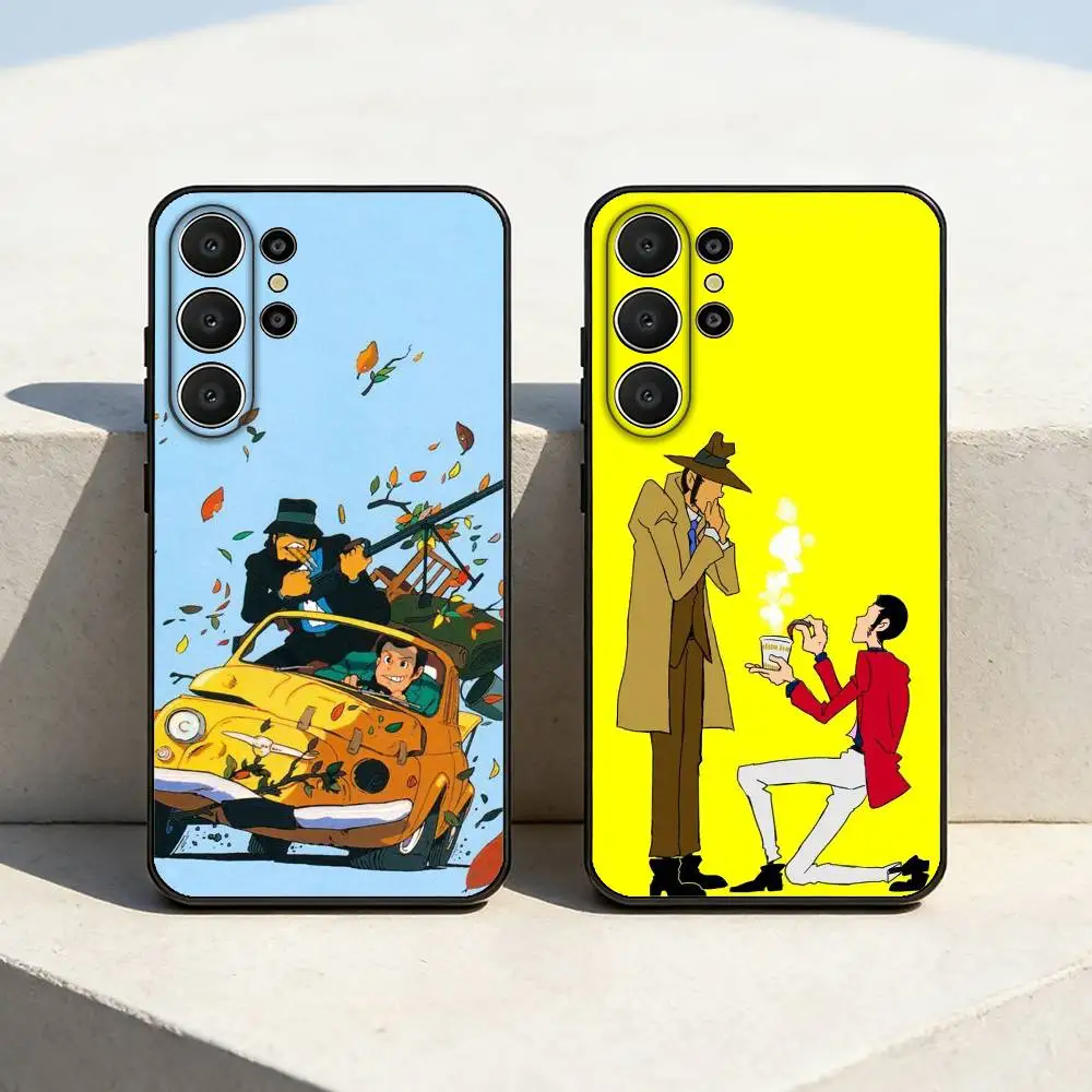 L-Lupin the Third Phone Case For Samsung S26,S25,S24,S21,S22,S23,S30,Ultra,S20,FE,Lite,10,9,Black Cover