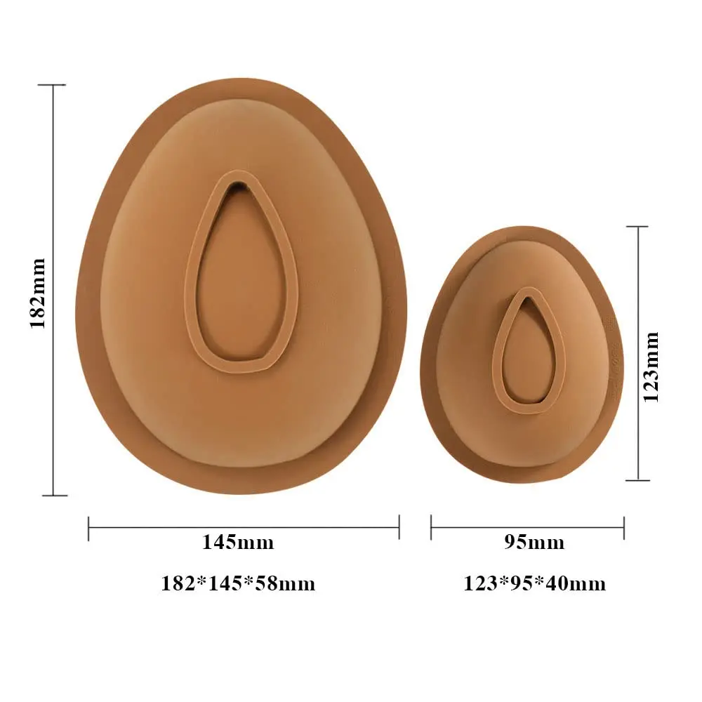 Moule en silicone demi-sphère avec petit marteau, moules à œufs au chocolat de pâques, moule à bombe au chocolat, ustensiles de cuisson