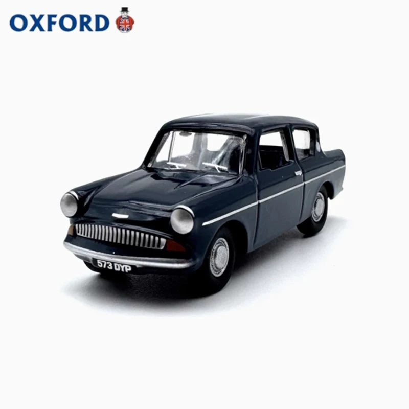 Oxford Diecast 1/76 Scale Ford-anglia Ambassador Alloy Car Model Classic Adult Collection Display Toy Gift