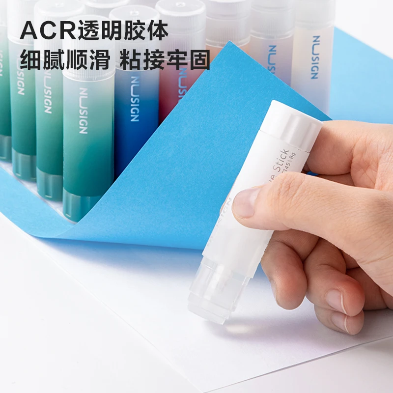 Deli 6pcs 8g/15g/21g Strong Glue Stick Non-Toxic Extra Strong Bonding Quick-Drying School&Office Supplies Gift Stationery