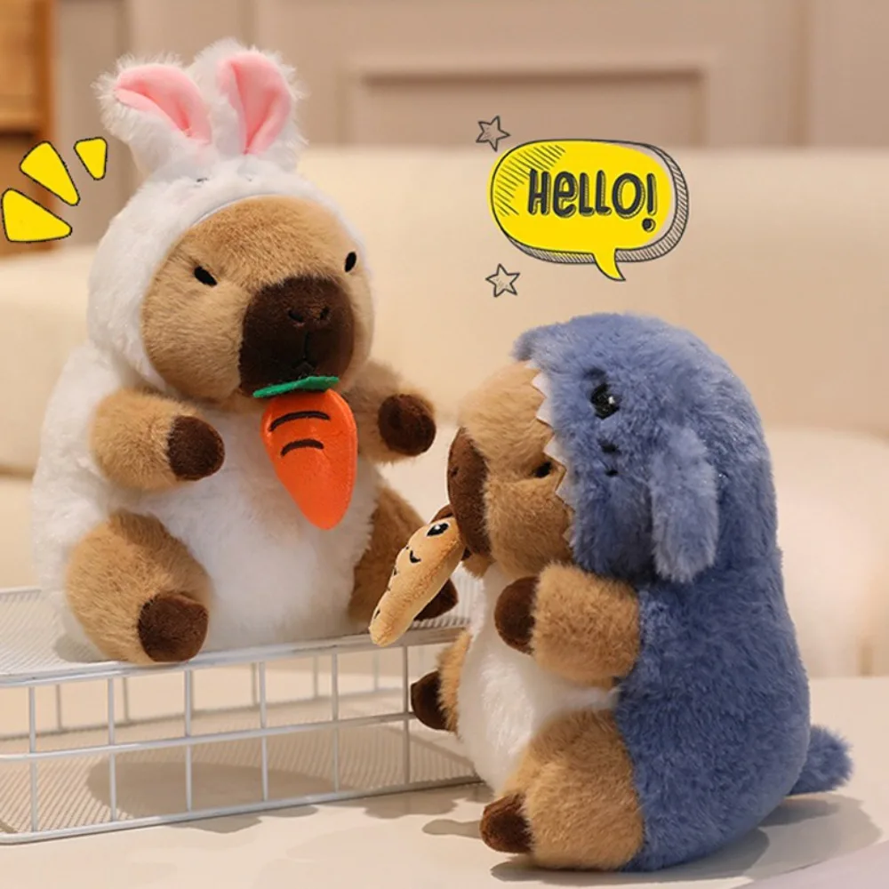 

Funny Cockroach Capybara Plush Toy Soft Fluffy Capybara Plush Doll Brown Animal Capybara Stuffed Doll Friends Holiday Present