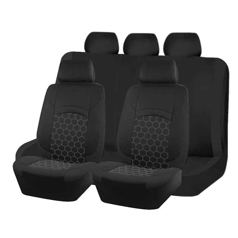 Universal Size Football Pattern Quilted Sports Car Seat Covers Suitable for Five-Seater Models Auto Seat Protection pad