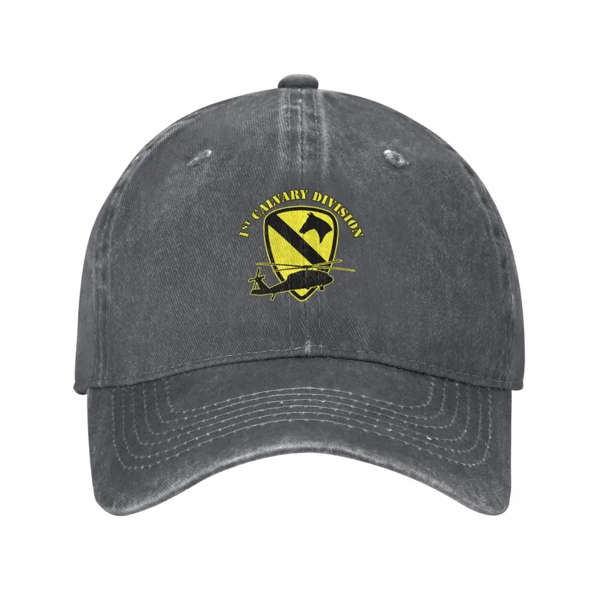 

1st Cavalry Division USA Baseball Cap Hip Hop Beach derby hat birthday Elegant Women's Hats Men's