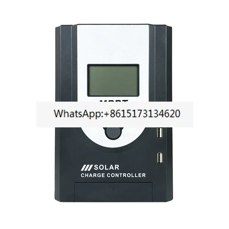 Solar remote control controller 10A-50A automatically recognizes 12V/24V photovoltaic mppt