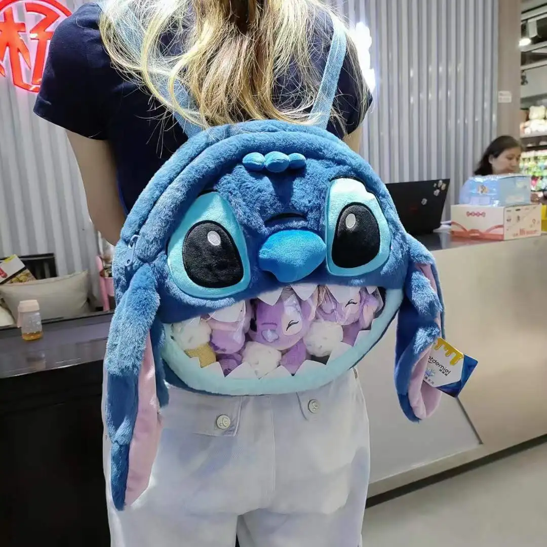 

Spot new genuine Disney cute cartoon interstellar baby Stitch mom sun drying baby backpack give to girlfriend girl student