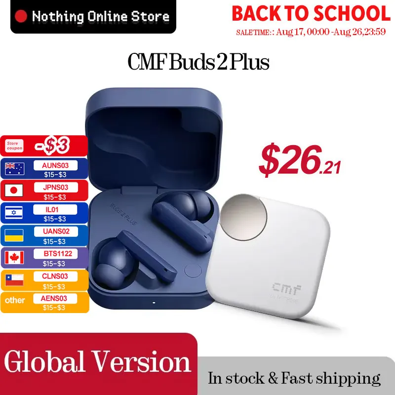 CMF Buds 2 Plus 12mm LCPドライバー搭載で豊かでバランスの取れたサウンド、50dBハイブリッドANC