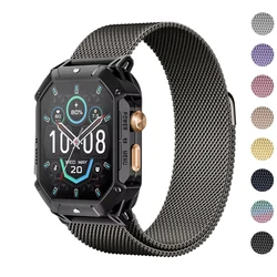 Loop Band for HAYLOU IRON N1 Strap Magnetic Stainless Steel Metal Wrist Bracelet for HAYLOU IRON N1 Band Accessories