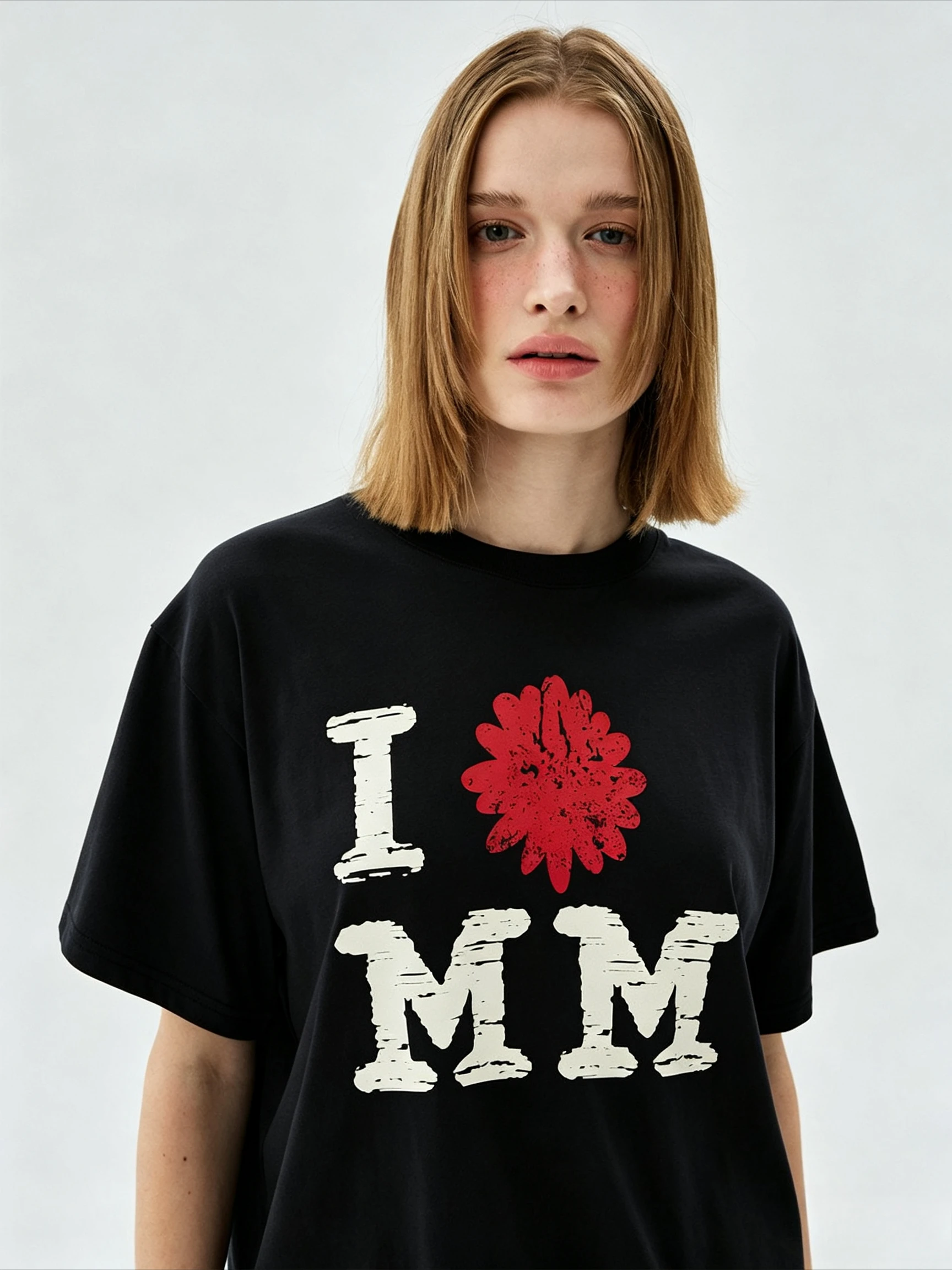 Women's Retro Letter Print T-Shirt Korean Style Casual Loose Short Sleeve T-Shirt Oversized Everyday Shopping T-Shirt Y2k Street