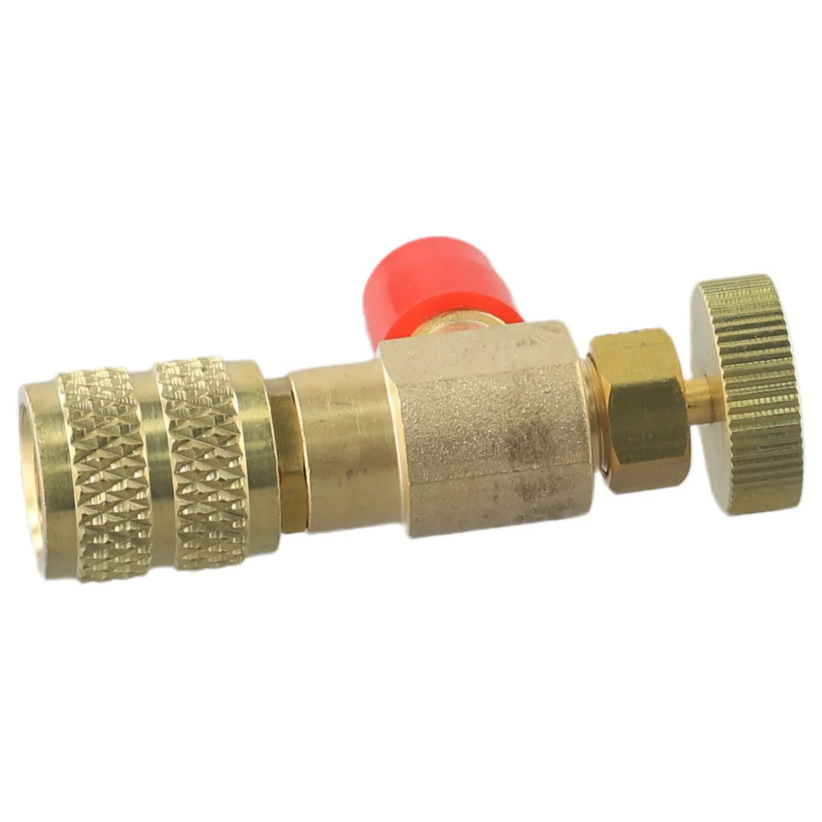 1PC R410A Refrigeration Tool Air Conditioning Safety Valve Adapter Fitting Refrigeration Charging Copper Adapter Tool Part