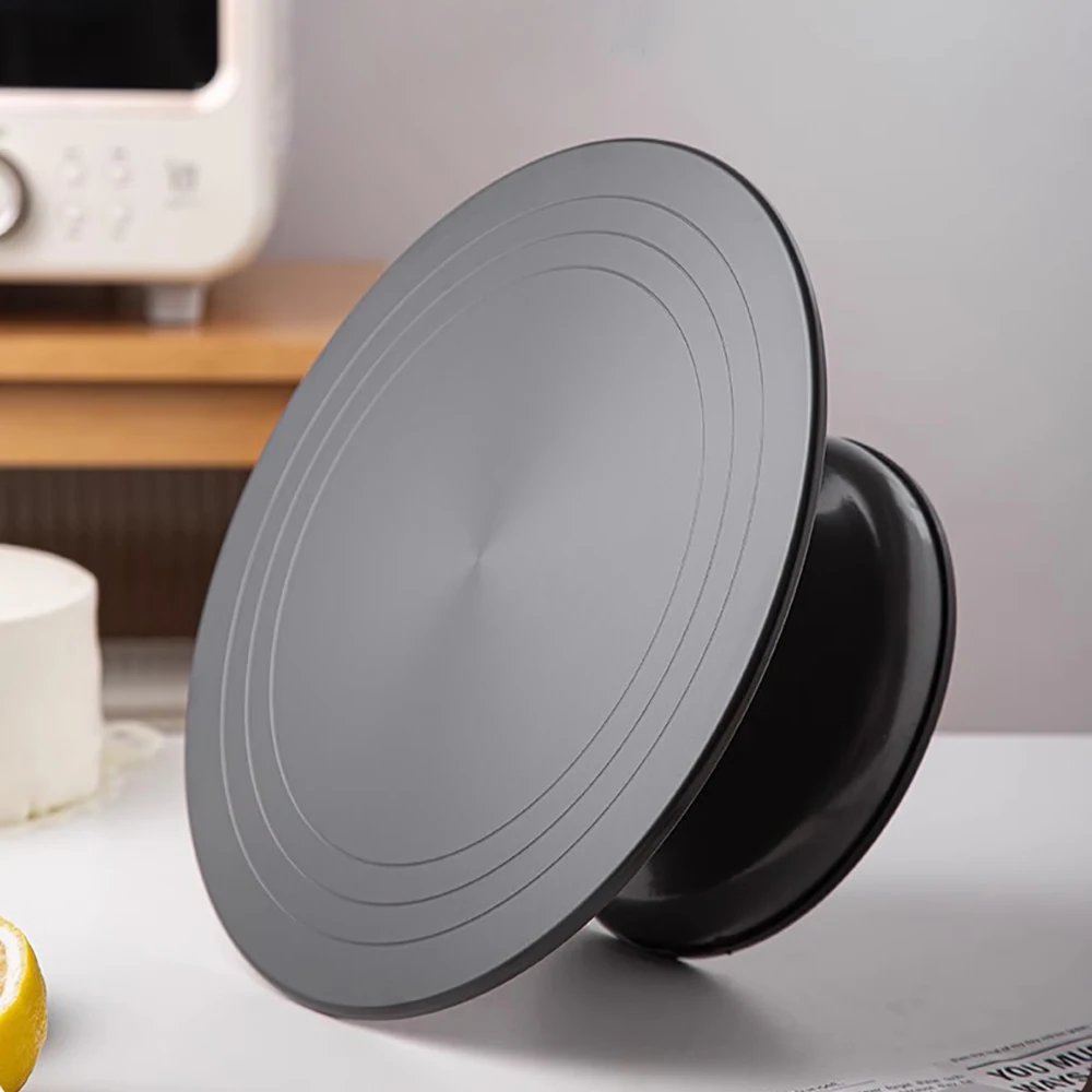 Commercial Cake Turntable – Heavy-Duty Rotating Icing Stand with Locking Base for Frosting, Decorating, and Baking