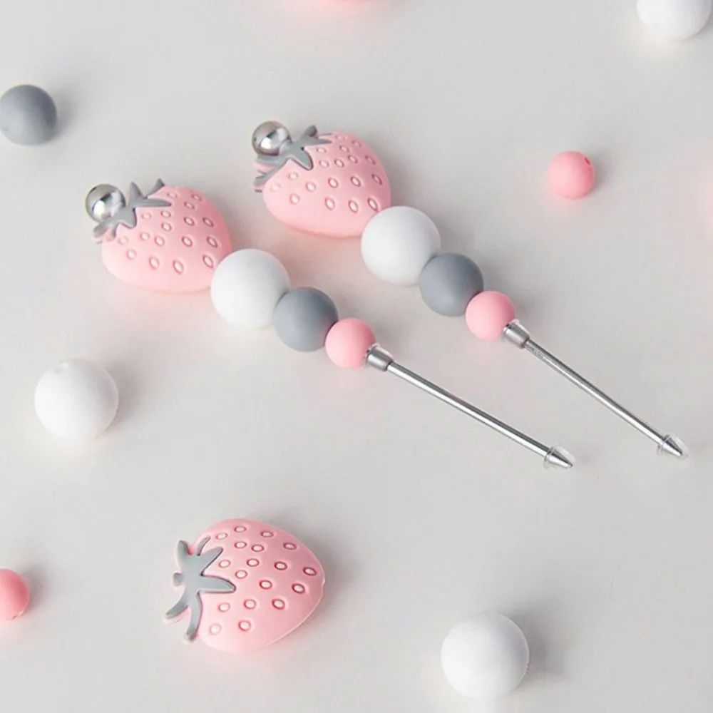 Strawberry Beads Icing Biscuit Exhaust Needles 3D Cake Decorating Needle Cookie Scribe Needle Rustproof