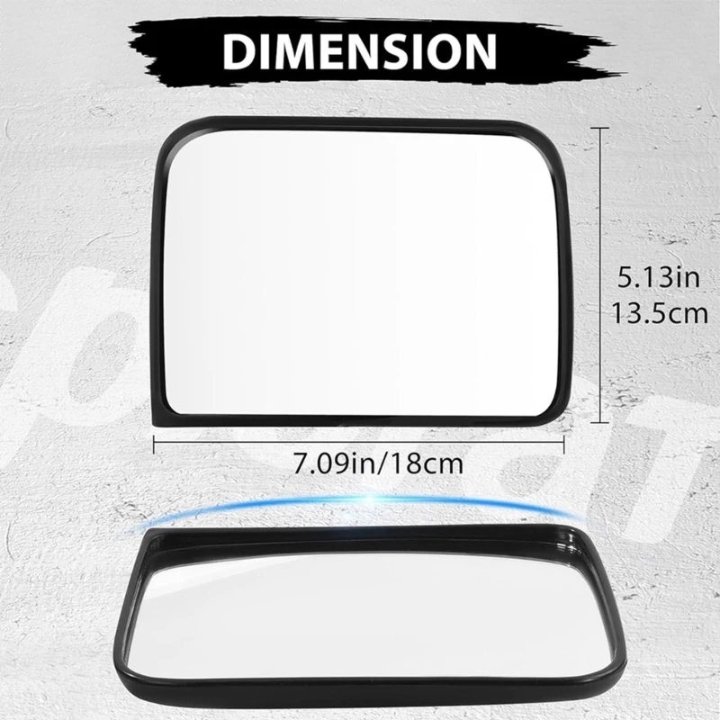 Espejos laterales magnéticos fuertes Espejo retrovisor impermeable Espejos laterales para carrito golf GTWS