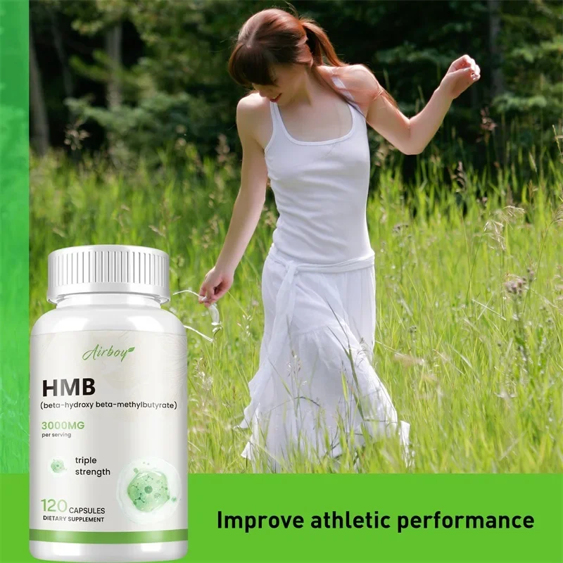 HMB Supplement - Supports Muscle Recovery, Reduces Skeletal Muscle Damage, Increases Strength, and Prevents Muscle Loss