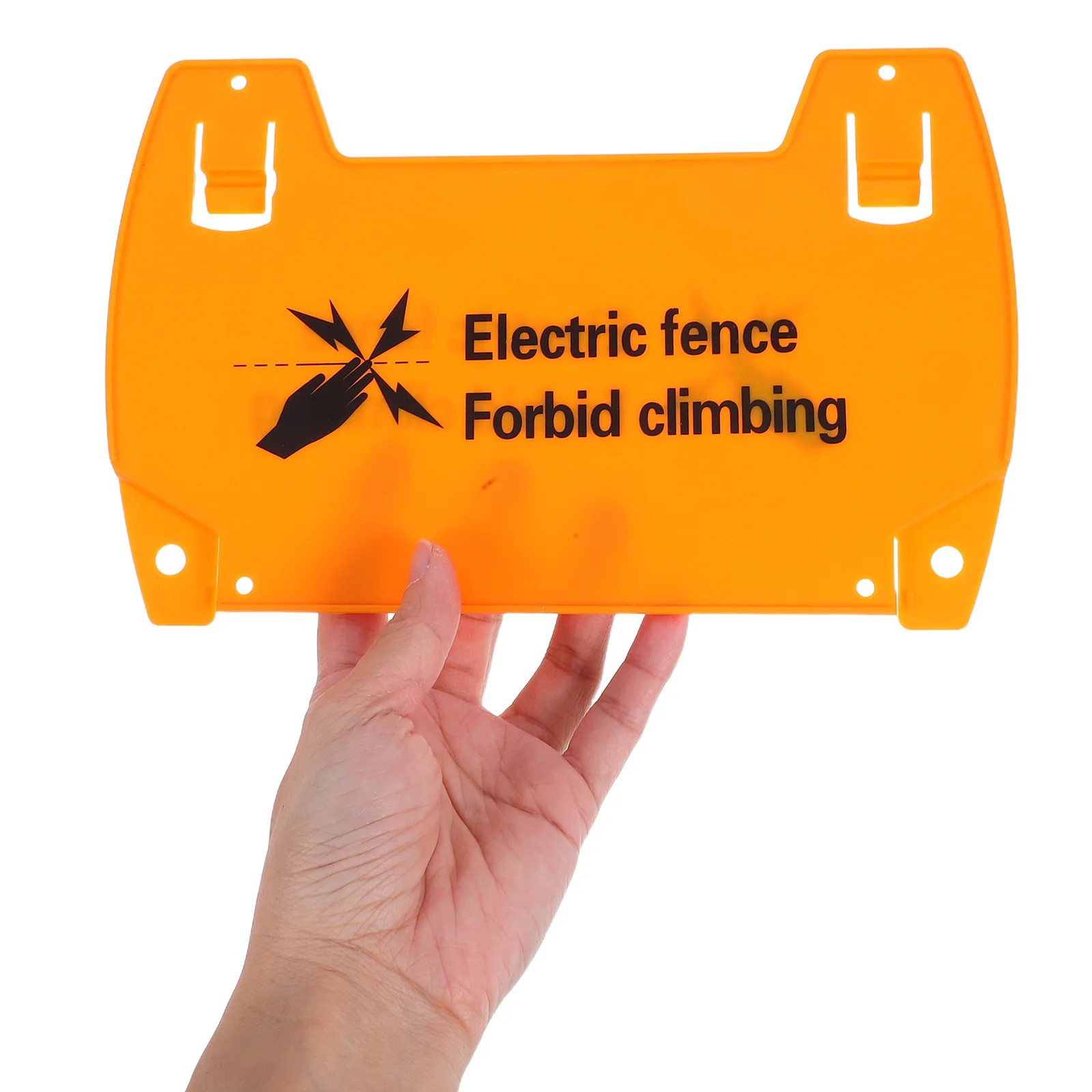 

6 Pcs Electronic Fence Warning Sign Electric Signs Caution Labels Security Plastic Alert
