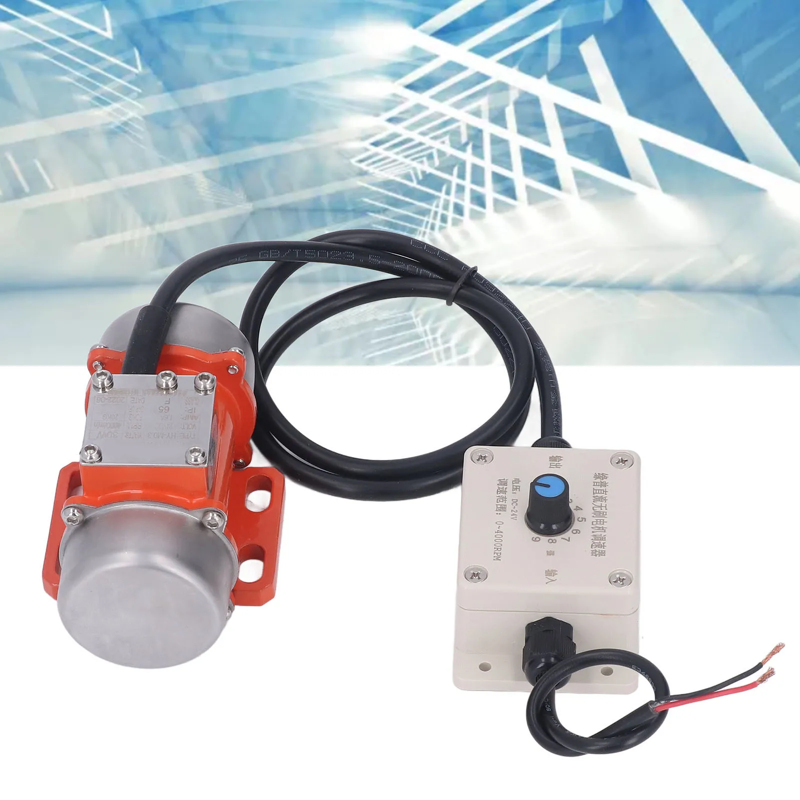 

Electric Vibrating Motor Vibration Motor Brushless IP65 4000RPM Aluminum Alloy Red Copper for Coal for Mining