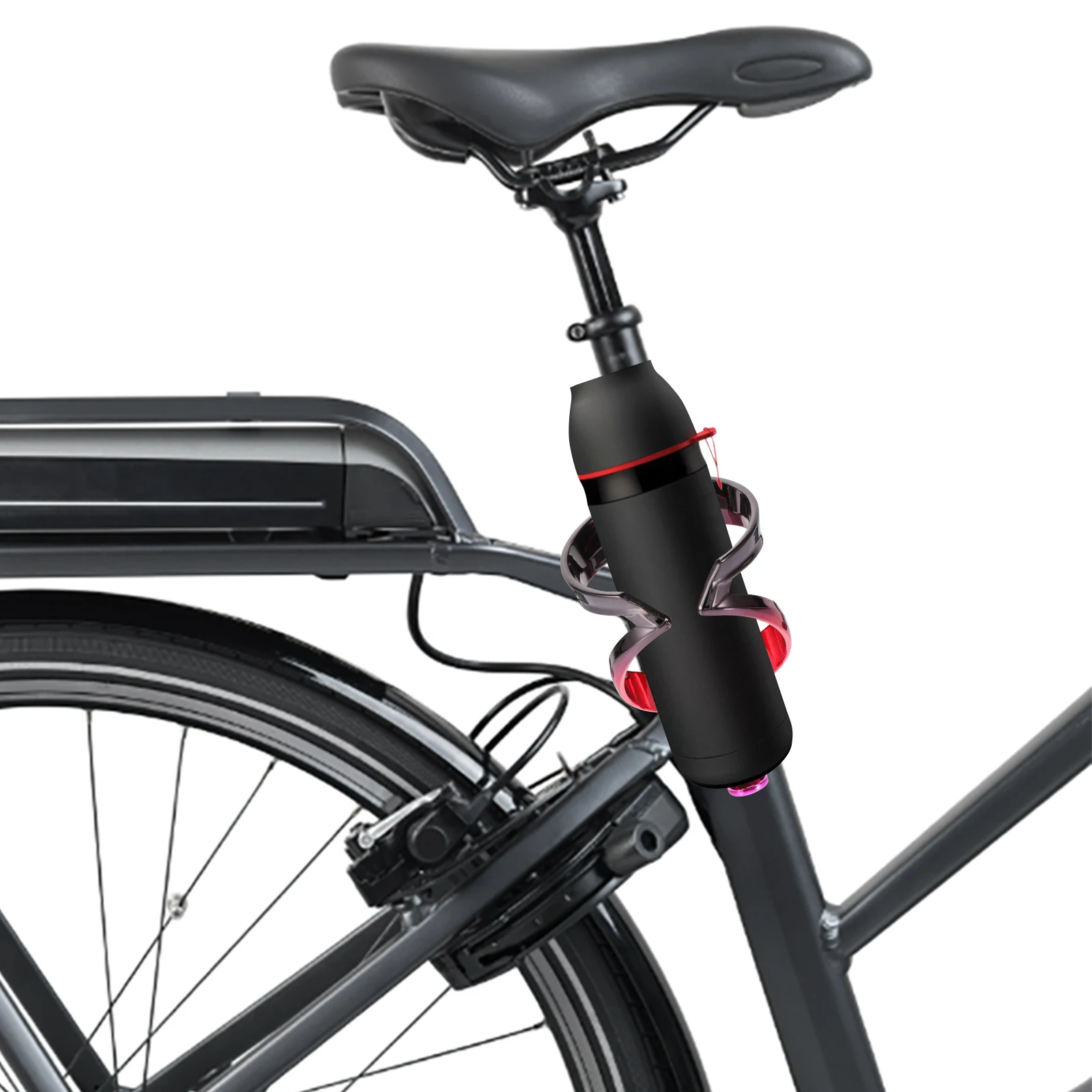 

Mountain Bike Water Bottle Rack Electroplated Colorful Stable Design Cycling Accessory Bike Kettle Holder Water Kettle Stand