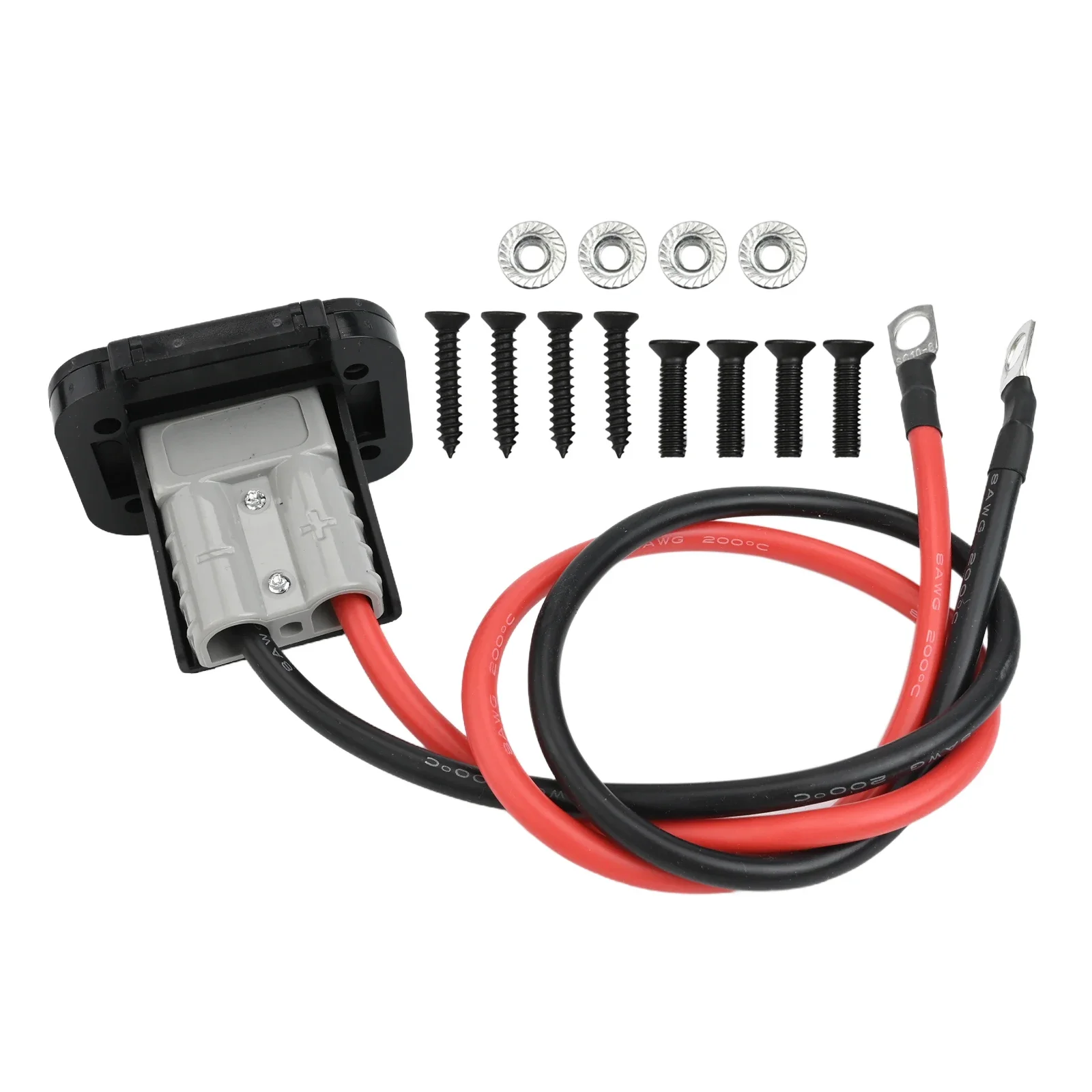 

Изящный дизайн комплекта быстроразъемных соединений для аккумуляторов 50А обеспечивает оптимальную функциональность в любых условиях эксплуатации.