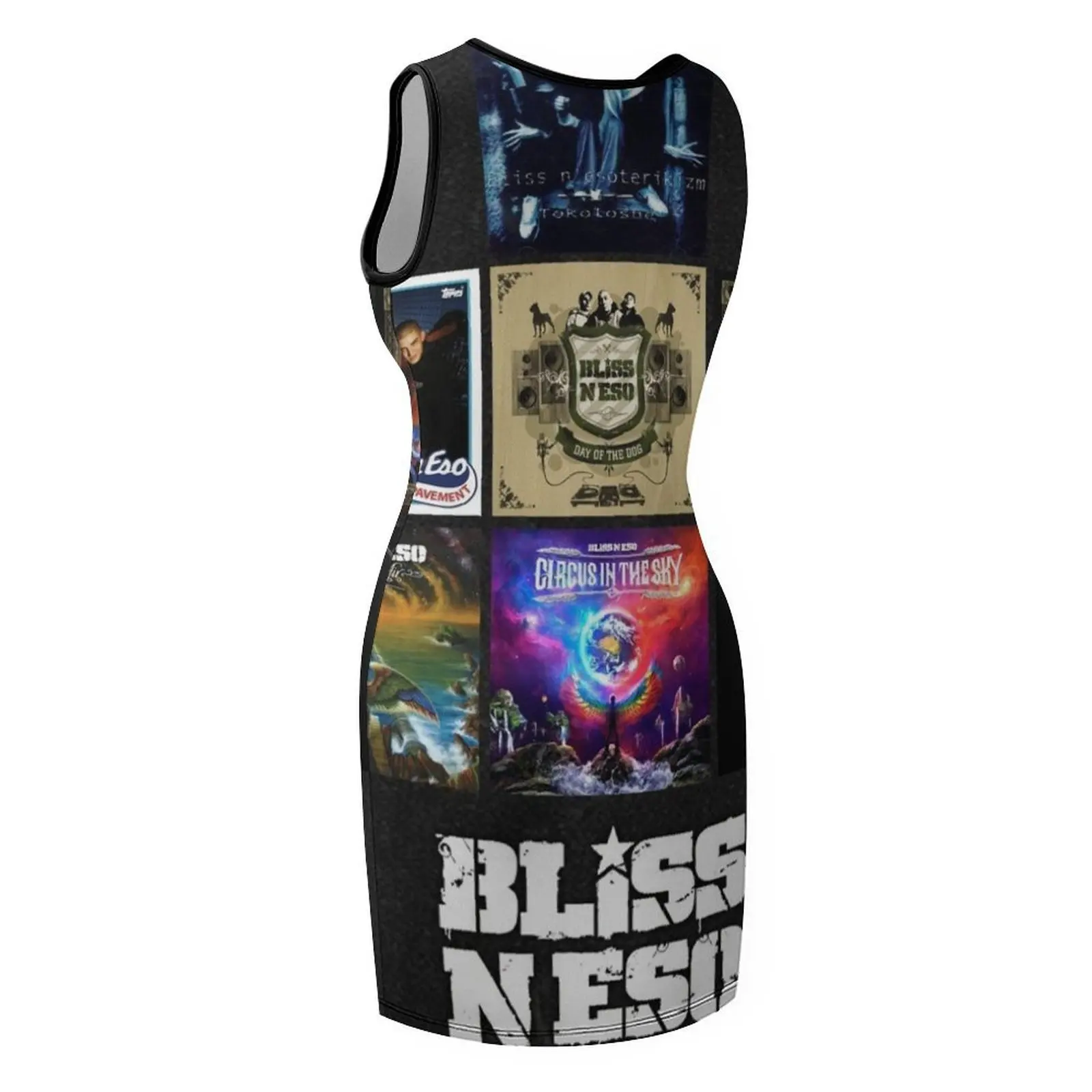 Bliss N Eso Albums فستان صيفي بدون أكمام فساتين نسائية فستان مثير للنساء فستان سهرة أنيق وأنيق #5