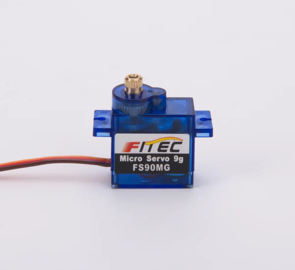 Metal Gear FS90MG Mini Servo 3V Motor Stepper untuk Kit Robot RC Edukatif Anak-anak & Dewasa dengan Servo