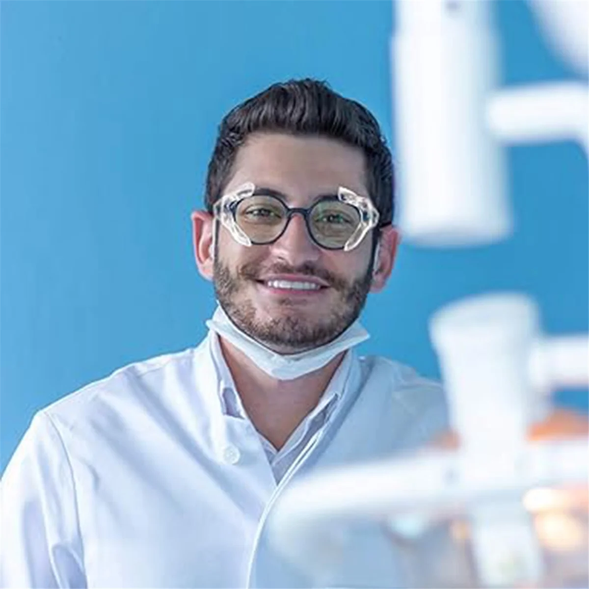 

ABNJ, 16 пар боковых очков для очков по рецепту, прозрачный боковой щиток без шнуровки — подходит для очков от маленьких и больших