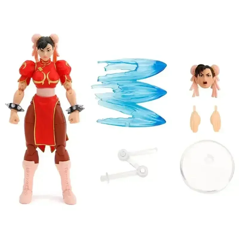 Street Fighter II Chun-li Ryu Ken Fei-Long Action Figure Toys Game Street Fighter Figuras Manga Figurine Model Gift for Children