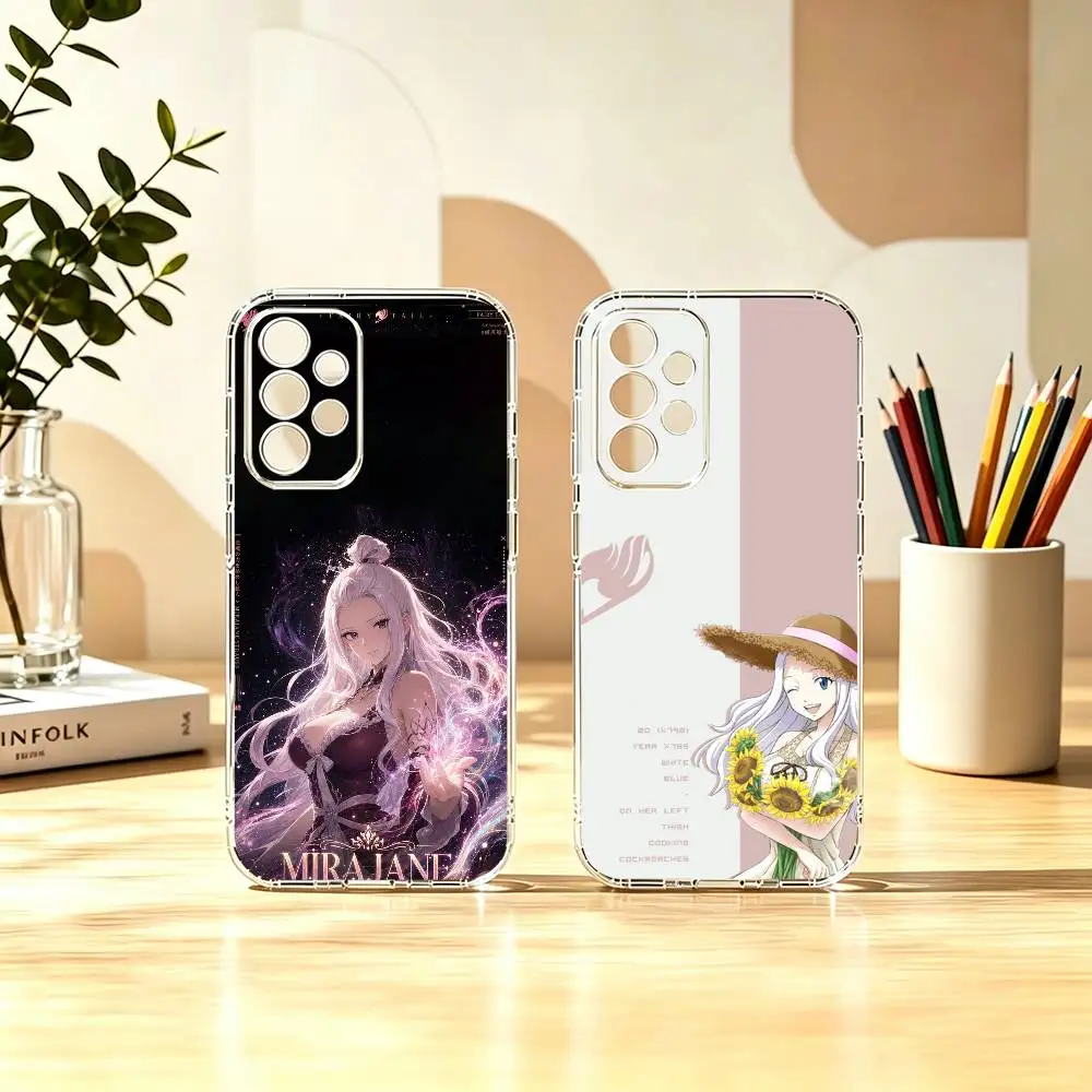 Mirajane Strauss S-Class Mage F-Fairy Tail Basic Phone Case For Samsung S25,24,23,22,21,10,9,Ultra,Plus,Lite Transparent