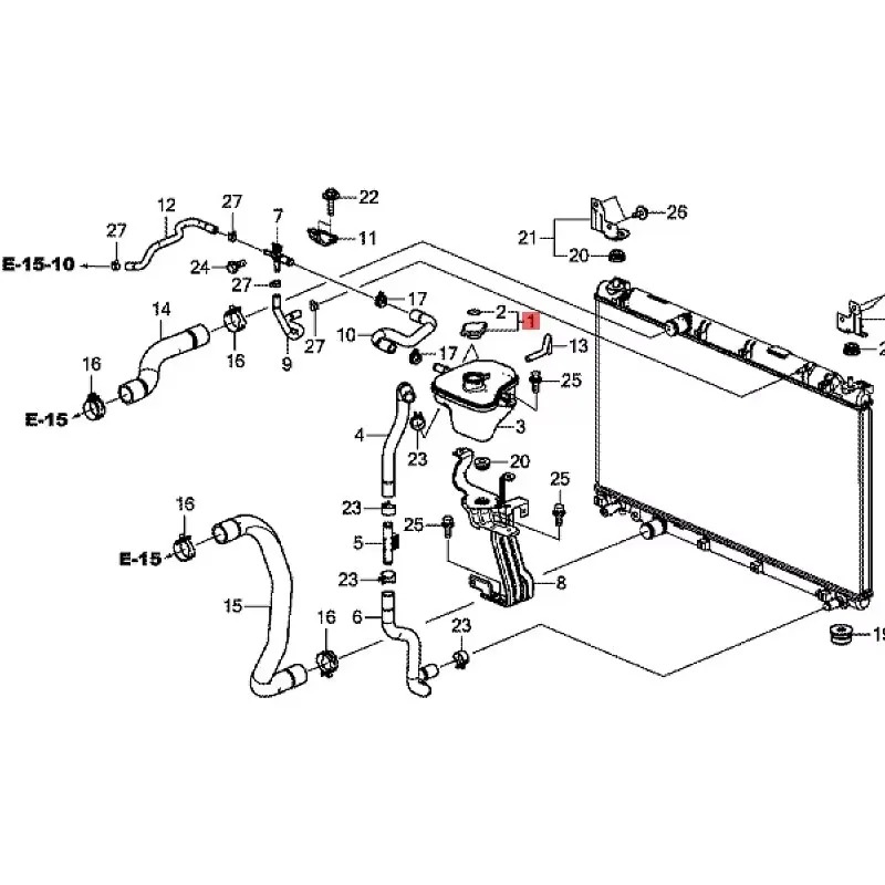 مناسبة لـ 20 19 Ci vi c Bi n In te ll ig en t Cr ow n Da o Li ng Pa i غطاء إعادة تعبئة المبرد غطاء خزان المياه