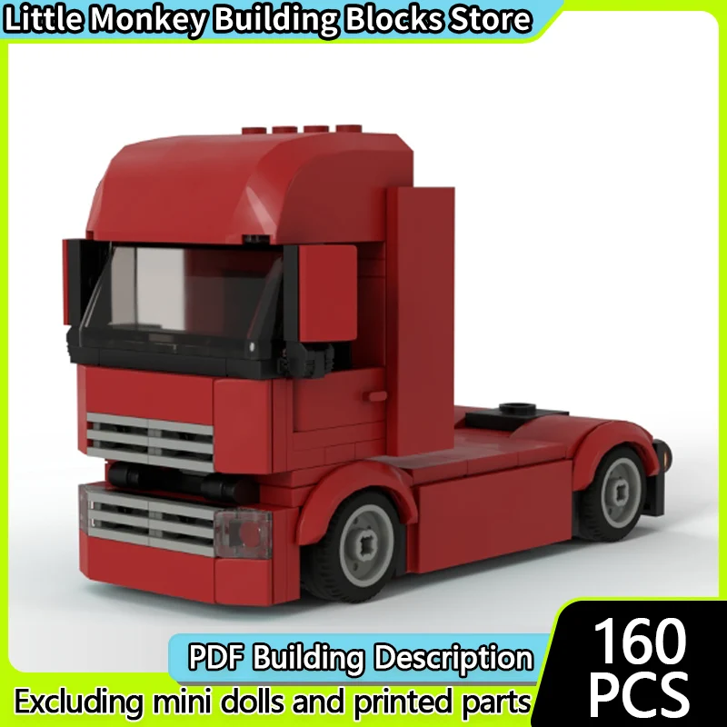 

Конструктор City Car Model MOC: Классический городской грузовик, модульная технология, детские праздничные подарки, игрушки для сборки