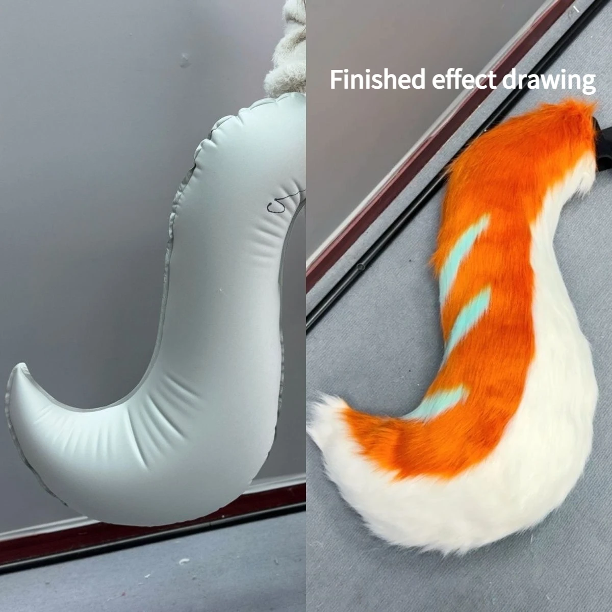 For Kigurumi and Kemono Tail Inner Liner Filled Inner Liner Cosplay Tail Anime Accessories Costume Props  Cosplay