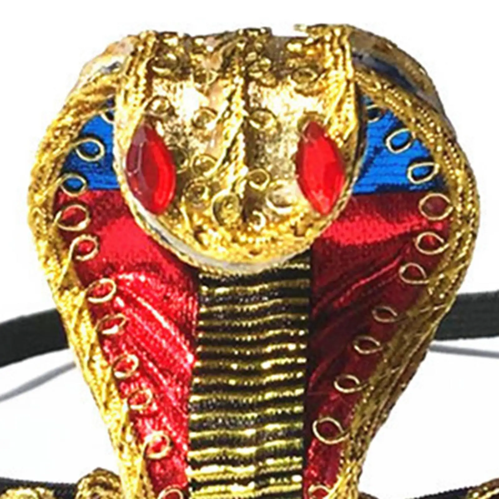 여자 여자를위한 레트로 이집트 여왕 머리 장식 뱀 머리 장식
