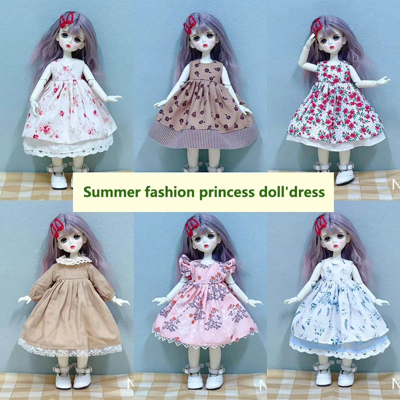 Fashion Clothes 1/6 Bjd Dress Up Accessories New Lolita Skirt for 28cm Baby Doll