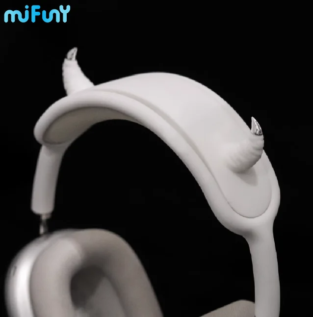 Imagem -02 - Glorya Horn Headphone Head Beam Cover 3d Resina Capa Protetora Adequado para Airpods Acessório de Decoração Presente Y2k