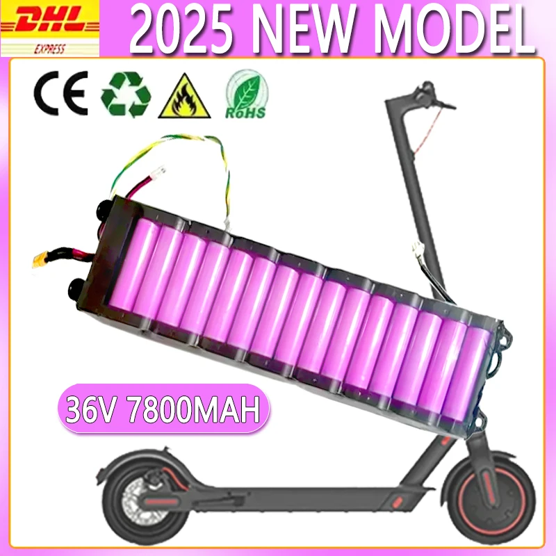 2025 نموذج جديد 10S3P 36 فولت 7.8Ah سكوتر كهربائي بطارية حزمة m365 بطارية 18650 بطارية مع اتصال بلوتوث مقاوم للماء #1