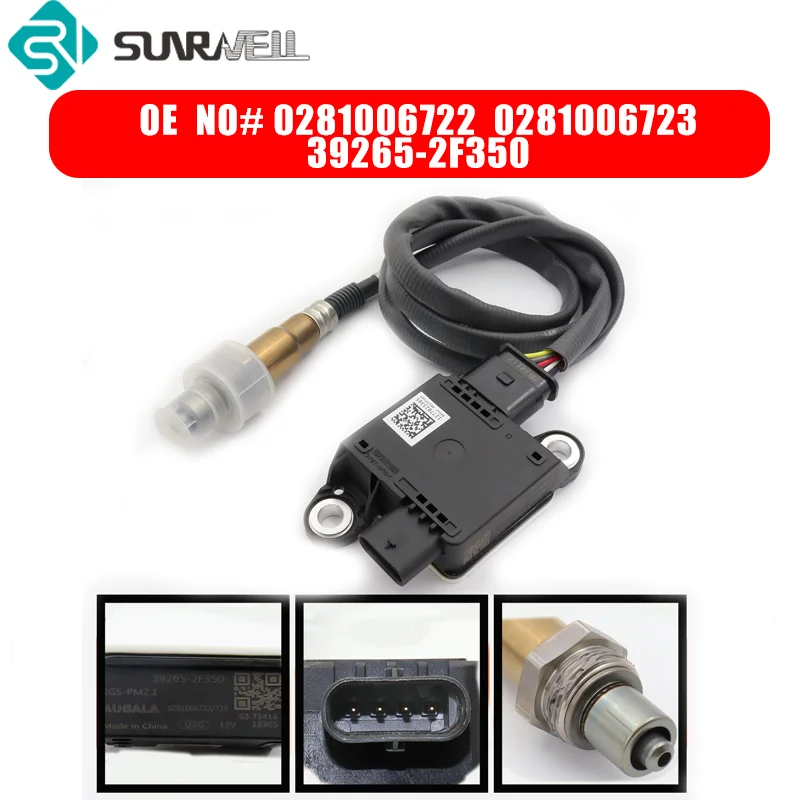 0281006722 0281006723  39265-2F350  Exhaust PM Particulate Matter Sensor Probe For Hyundai GRAND SANTA FE 2.0 2.2 CRDi 2012-2018