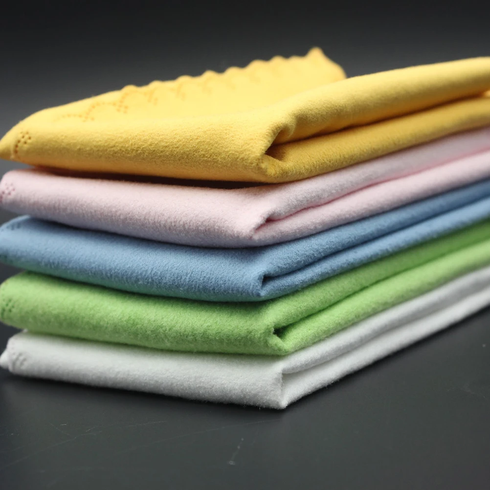 

5pcs 1 Set Piano Cleaning Cloths Lint Free Instrument Polishing Wipes Lightweight Easy Carry For Guitar Musical Instrument