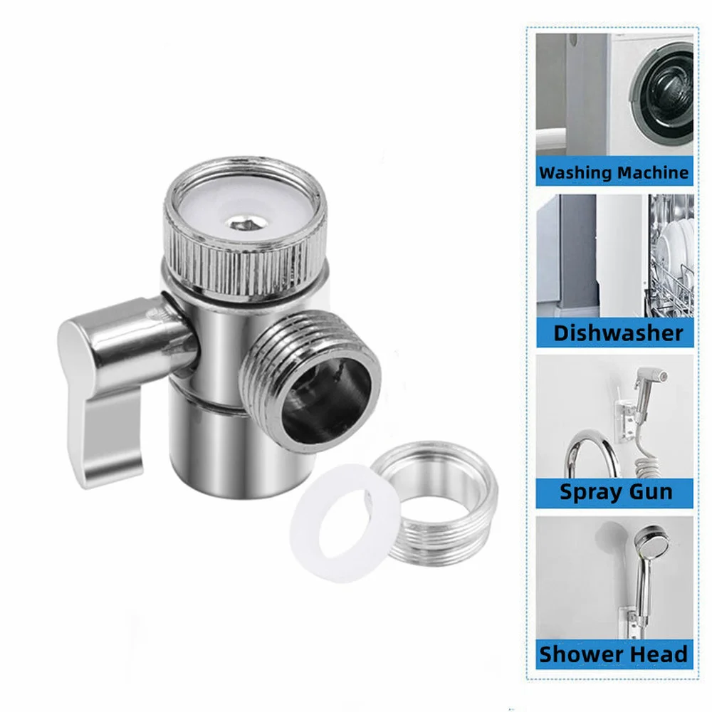 Kitchen Switch Faucet Adapter Water Tap Connector Sink Splitter Diverter Valve For Toilet Bidet Shower Bathroom Accessories