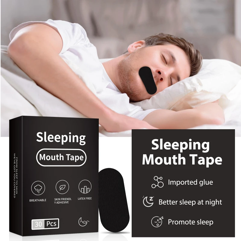 30/90/150Pcs Mouth Tape Sleeping Strip Anti-Snoring Mouth Breathing Tape To Improve Sleep Mouth Stickers for Snoring Lip Patches