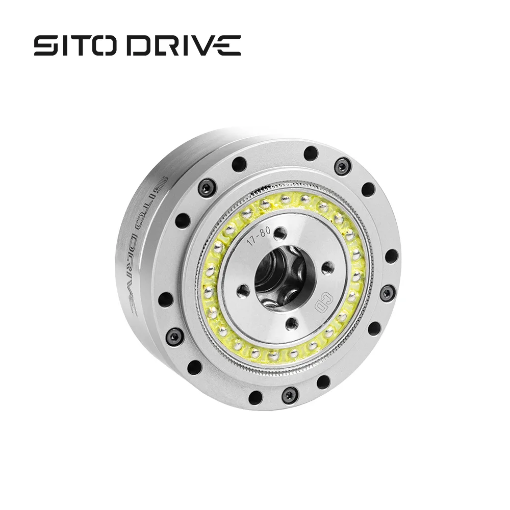 Sito CD17 62mm Reducer Harmonic Drive Reducer Gearbox for Robotics CNC, CSD-17-100-2UH Nema 24 Stepper motor reducer