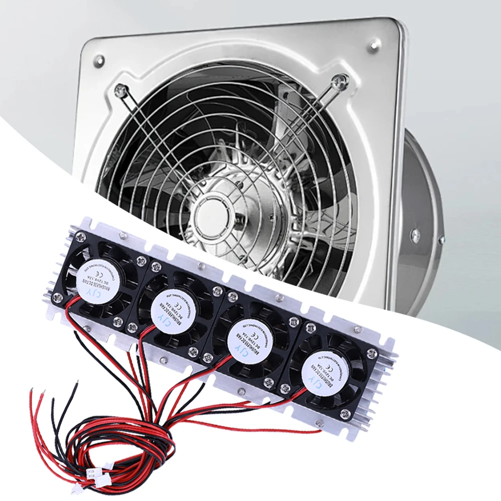 

288W Peltier Cooler DC 12V 30A Air Conditioner Cooling System Semiconductor Cooling System DIY Kit for Air Conditioning Fan