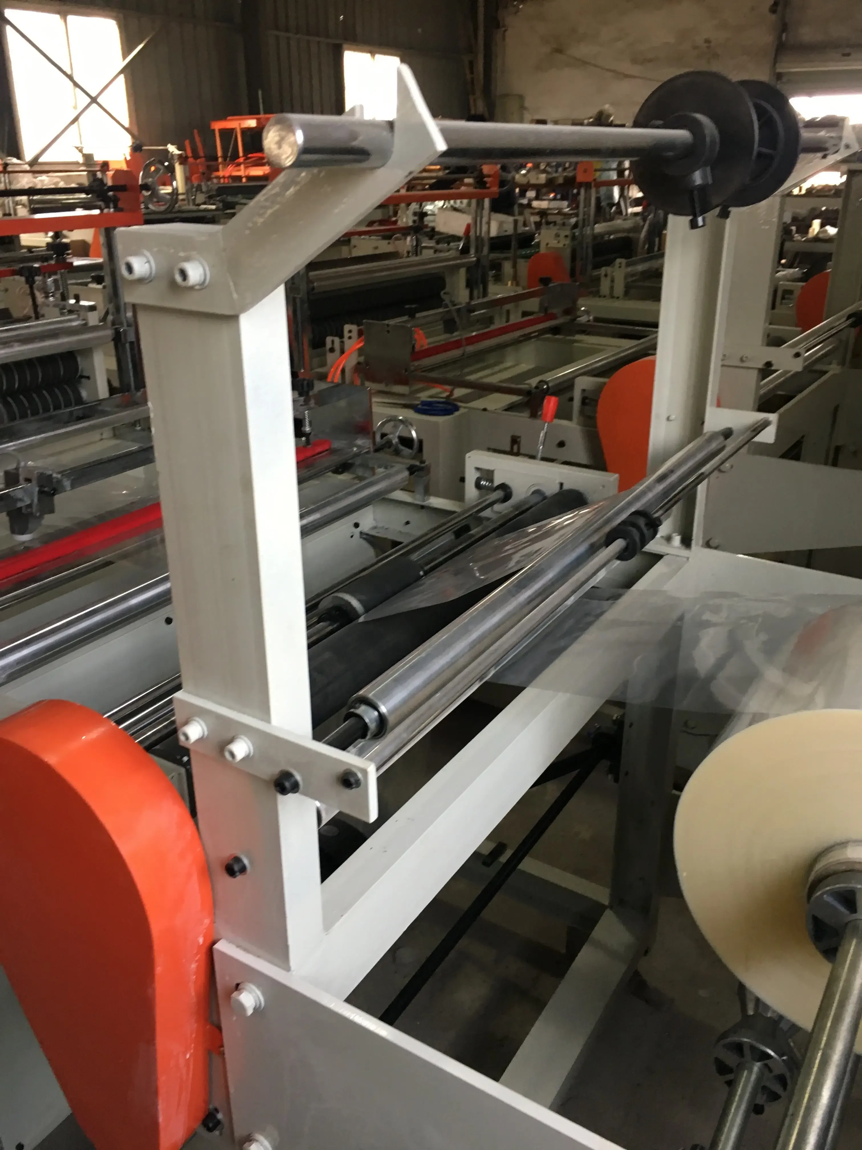Plastic Bag Making Machine 240pcs/min Automatic Production Plastic Bag Making Machine