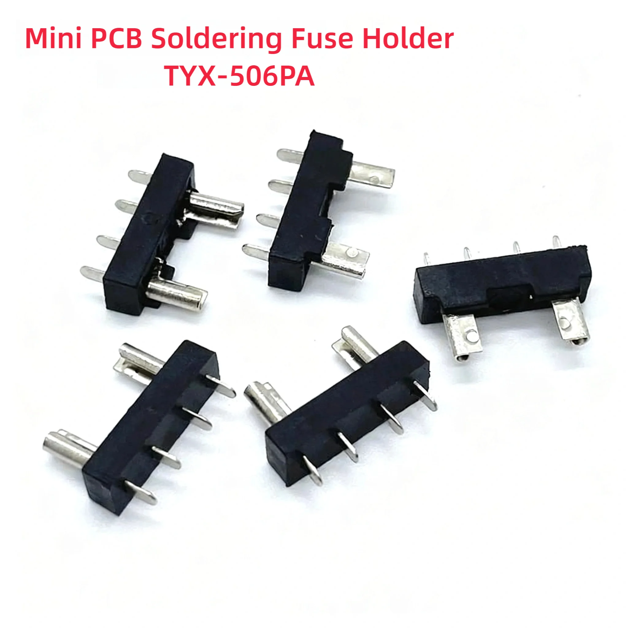 Mini Short-Foot Mini Small PCB Soldering Type Circuit Board Fuse Base, Insert Piece Integral Seat Special Wehicle