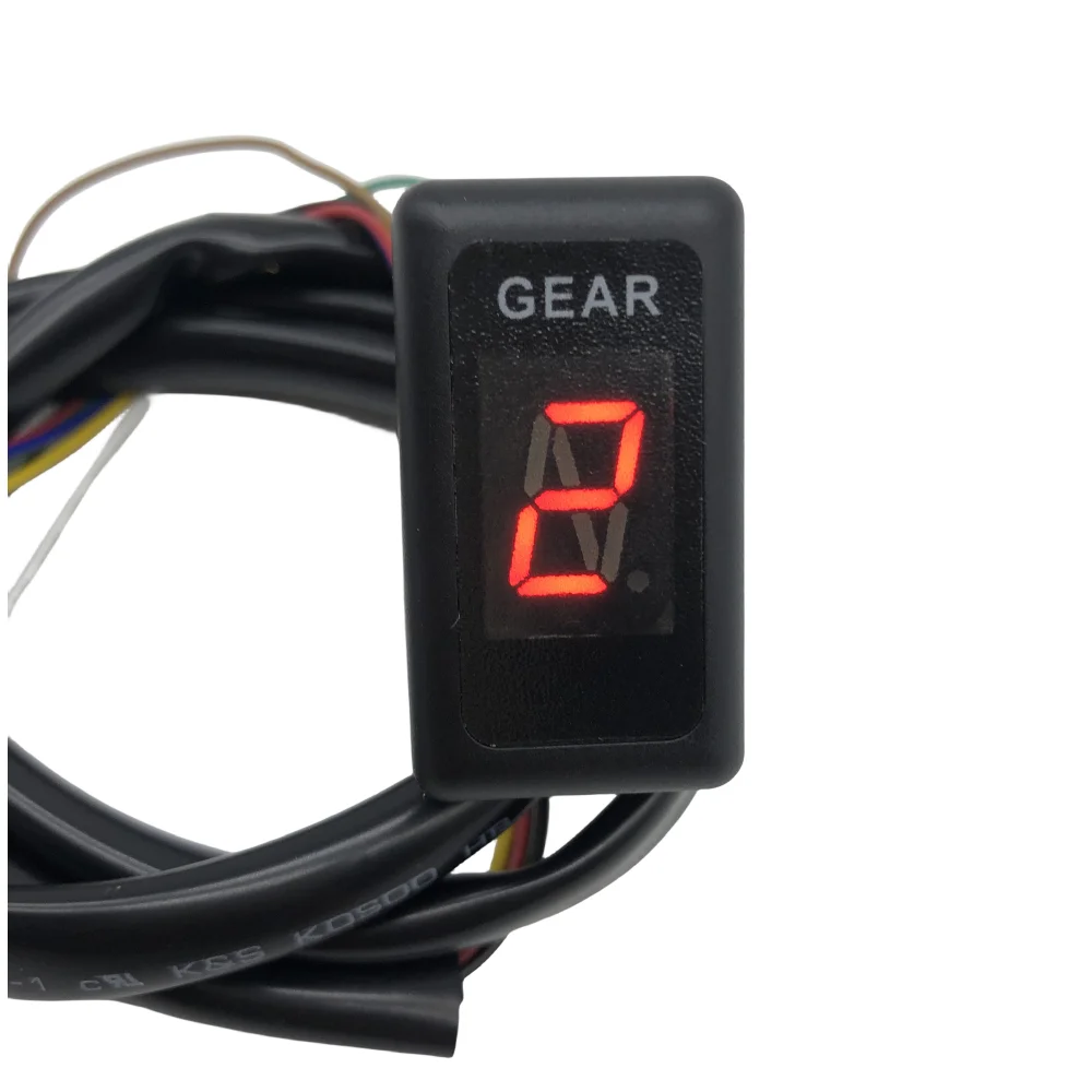 Motorcycle Digital Display Led Motocross Off-Road Moto Light Neutral Gear Indicator Monitor